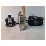 1980 Panasonic smallest TV,  Canon A35F & Brownie
