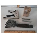 Bostitch  & Stanley stapler gun & staples