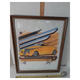 >Framed Artwork Boyd Coddington "Smoothster", a