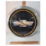 Chevrolet Neon Wall Clock