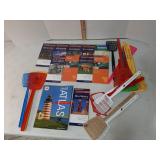 Rand McNally maps & advertising flyswatters
