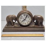Sessions elephant mantle clock