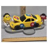 M and M race car candy dispenser