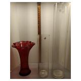 3 large vases - glass?