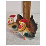 * Rooster Salt and Pepper Shakers Japan