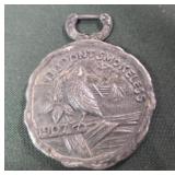 1907 DuPont Smokeless sterling silver trophy medal