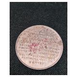 Folgers 15c token aluminum