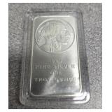 1oz 999 silver bar buffalo