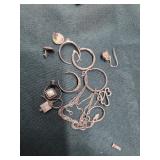 Silver pieces all marked or tested