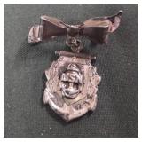US Navy sterling silver broach pin, WW1-2 era
