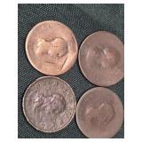 1806 English Pennies, King George III