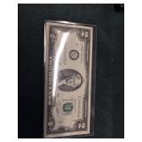 Bicentennial $2 Note Unc