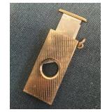1913 gold color cigar cutter
