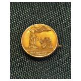 1919 Gold filled pin, NFBPWC