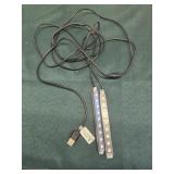 Red adhesive LED lights, USB