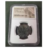 Byzantine Empie, AE Follis, 1028-1042AD. NGC