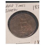 1837 Half Cent Hard Times Token, Rare British