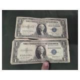 Silver certificates 1935 D and F