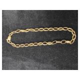 14kt marked gold bracelet Italian