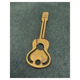 Brass guitar clip