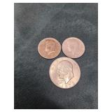 Ike and half dollars