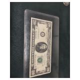 1969 $20 note, small face, in holder