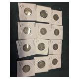 12 silver nickels