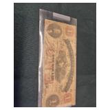 Virginia treasury note, 1862 confederate.