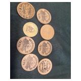 Wooden nickels, Palmer, G.I. Deadwood+