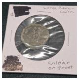 Large Roman copper, ancient coin hammered