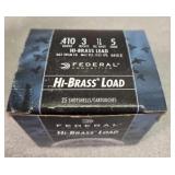 25 rds .410 ga shotgun shells 3" ammo