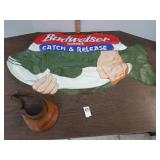 Budweiser hoof cover & other advertising
