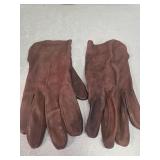 Leather Gloves Large