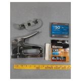 Arrow stapler T50P , staples & pipe cutter