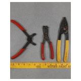 coax strip and crimp tool & snap ring pliers