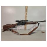 Remington 7400 30-06 semiauto rifle, engraved,