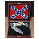 Confederate knife with Robert E Lee & Stonewall,