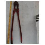 > Large bolt cutters
