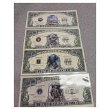 *Armed forces branches novelty notes