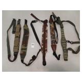 Padded gun slings.