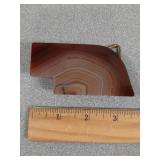 Belt buckle : agate Nebraska