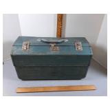 Vtg. Metal tool chest