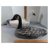Canada Goose hunting decoy . Wood head Styrofoam