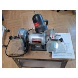 6" Bench Grinder with Stand, Works