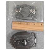 Belt buckles: NRA
