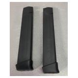 Glock 9mm extended 30rd mags