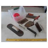 Tote & masonry and surface preparation tools