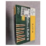 S&B 8x57JR, **not 8mm Masuer**