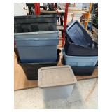 8 Totes 3 w/ lids