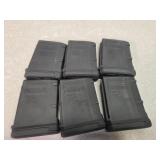 6 qty 10 rd AR rifle magazines
